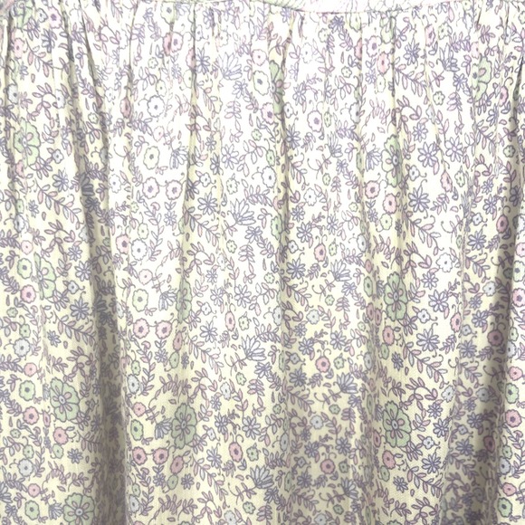 Lucky Brand Pink Floral Print Flutter Sleeve Flowy Babydoll Top Large MSRP $80 - Picture 5 of 12